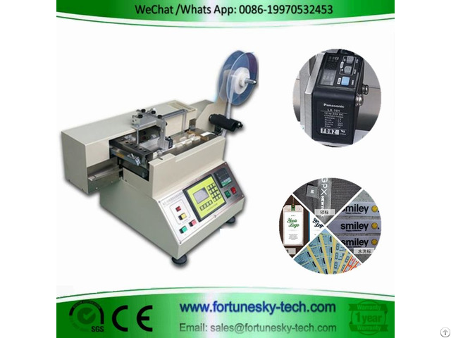 Ultra High Speed Hot Cold Color Trace Position Label Cutting Machine