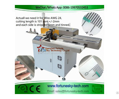 Fully Automatic Double Ends Wire Cut Strip Twist Dip Soldering Machine