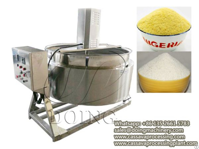 Cassava Garri Frying Machine For Sale