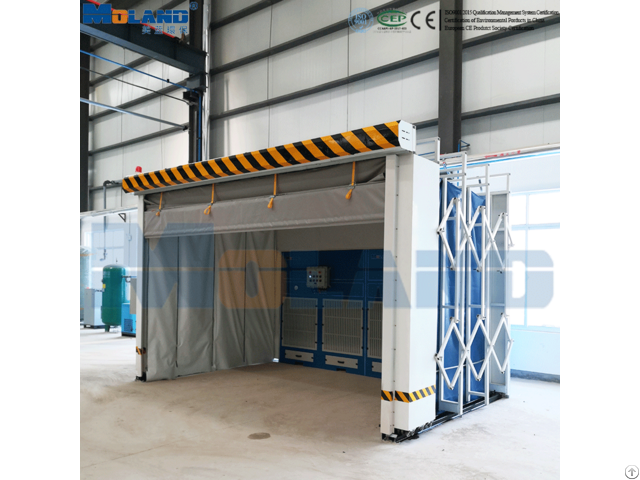 Grinding Dust Dedusting Cabinet Telescopic Polishing Room