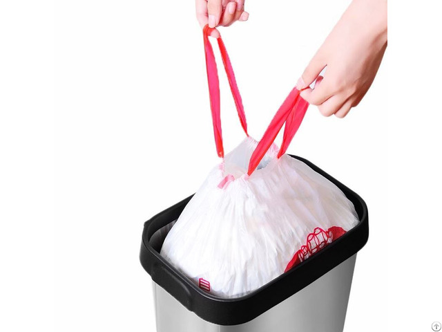 Factory Custom Garbage Bags With Drawstring Handles