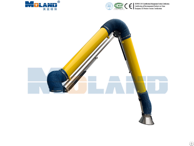 Skeleton External Fume Suction Arm Flexible Extraction Arms