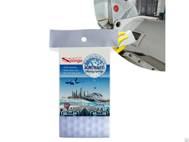 Airplanes Dirt And Grime Cleaning Melamine Sponge Wholeale Aircraft Cabin Clean Product