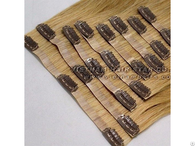 Pu Clip In Hair Extensions