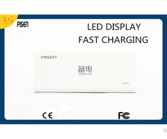 Fast Charging Pisen Portable Charger Power Bank 10000mah For Mobile Phones Tablet Ce Fcc Certificate