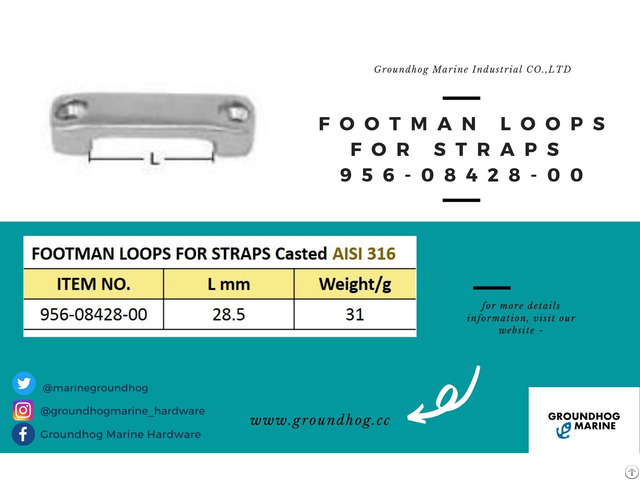 Footman Loops For Straps 956 08428 00