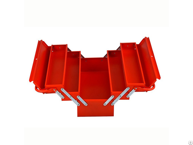 Double Handles Metal Folding Tool Box