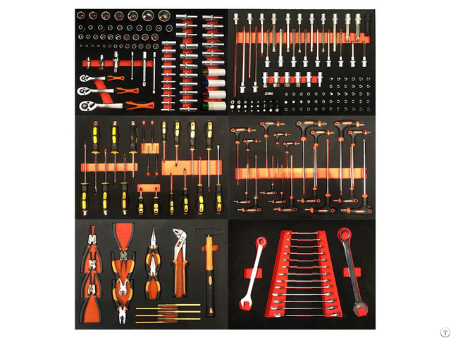 Eva Trays 258 Pcs Crv Material Hand Tools