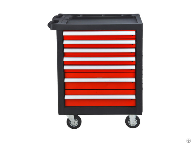 Professional Heavy Duty Powder Coated Metal Tool Box With Wheels