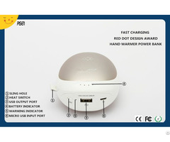 Red Dot Design Award Hand Warmer Pisen Power Bank 7500mah Cb Ce Fcc Rohs Certificate