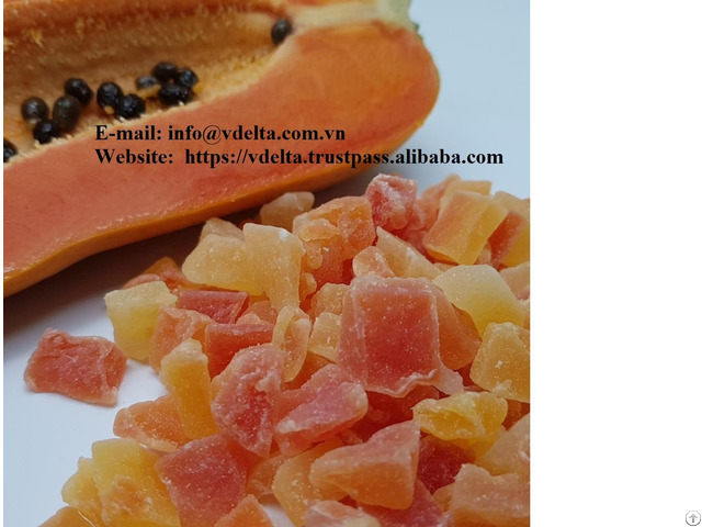 Tasty Soft Dried Papaya 100% Good Quality