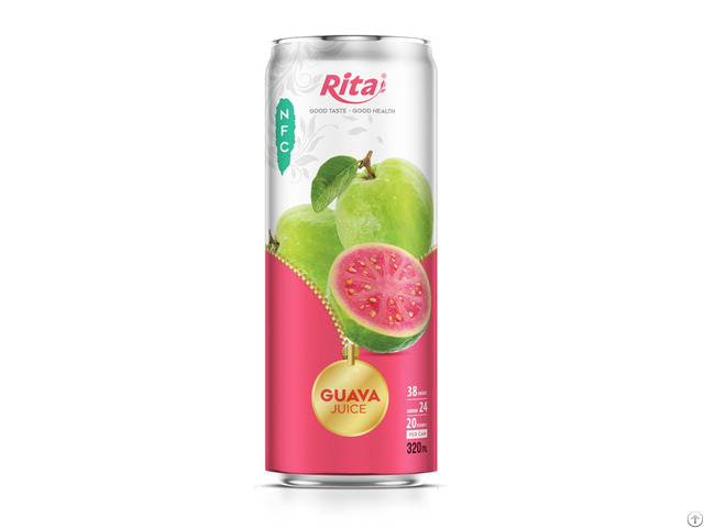 320ml Cans Guava Fruit Juice Not From Concentrate