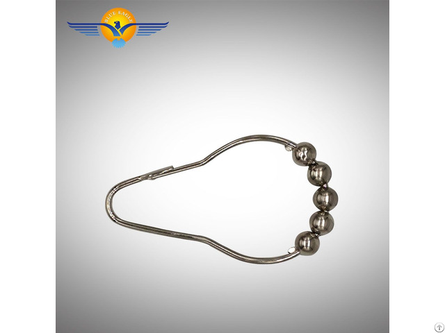 High Grade 304 Stainless Steel Shower Curtain Hooks