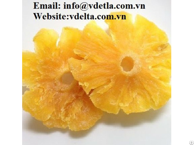 100% Natural High Quality Soft Dried Pineapple From Vietnam