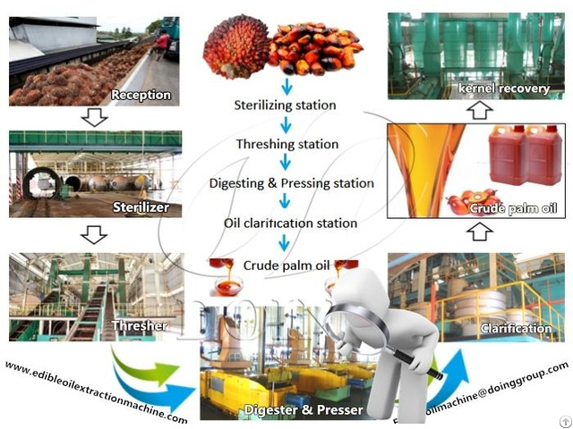 Large Scale Palm Oil Mill Plant