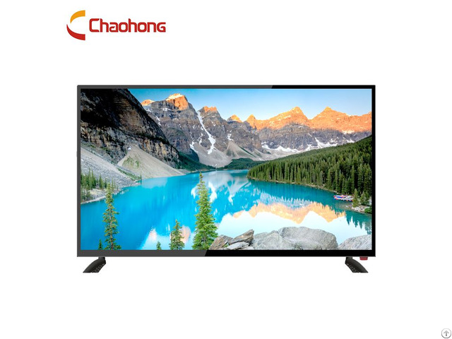 43inch Tempered Glass Smart Led Tv With T2s2