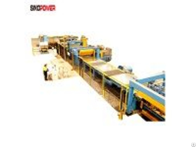 4m 6m Length Sheet Cutting And Leveling Machine Line