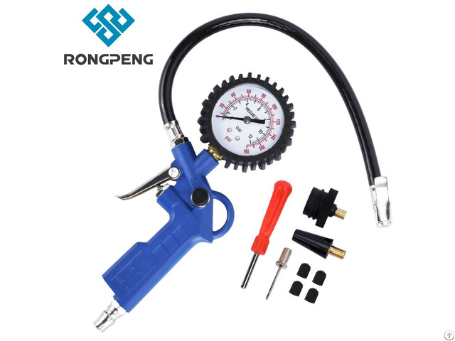 Rongpeng Tyre Inflaitng Gun Tire Pressure Gauge R8037 2 Dg 30c