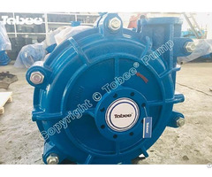 Tobee 3x2d Hh Centrifugal Slurry Pumps For Higher Head And Pressure Pumping System