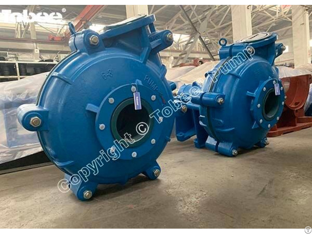 Tobee 2 Sets Of 8x6 Eah Rubber Lined Slurry Pumps