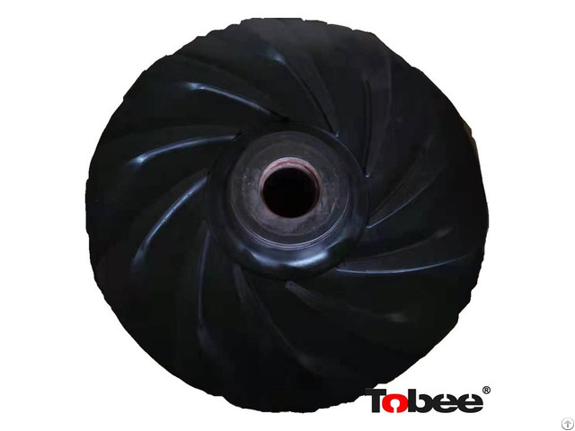 Tobee Fam8147r55 Impeller Is Installed On 10 8f Ah Centrifugal Slurry Pumps