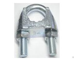 Din 741 Malleable Wire Rope Clips With Groove Zinc Plated