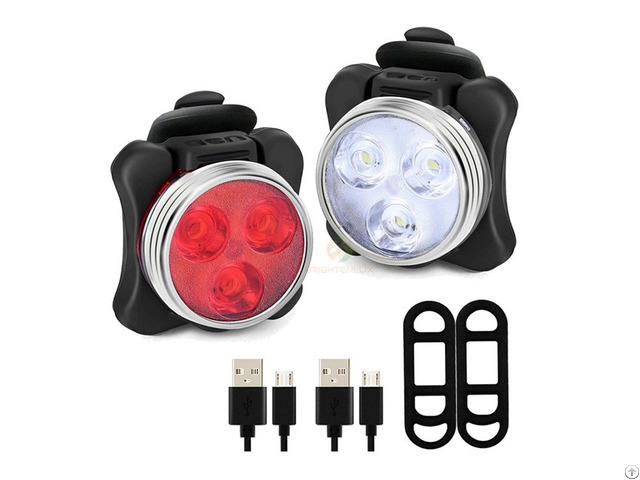 Rechargeable Bike Light Set