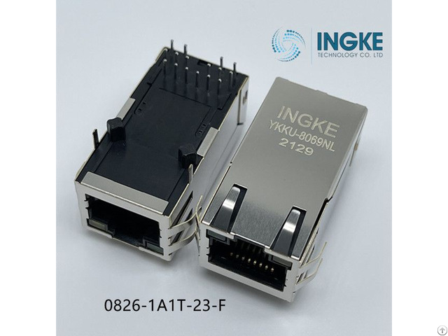 Ingke Ykku 8069nl Direct Substitute Bel Fuse 0826 1a1t 23 F Modular Connectors Jacks