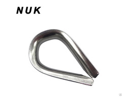 Wire Rope Thimble Stainless Steel Ss304 316 European Type Marine Rigging Hardware Thimbles