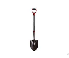 Garden Tools Round Point Fiberglass Handle Shovel With D Grip