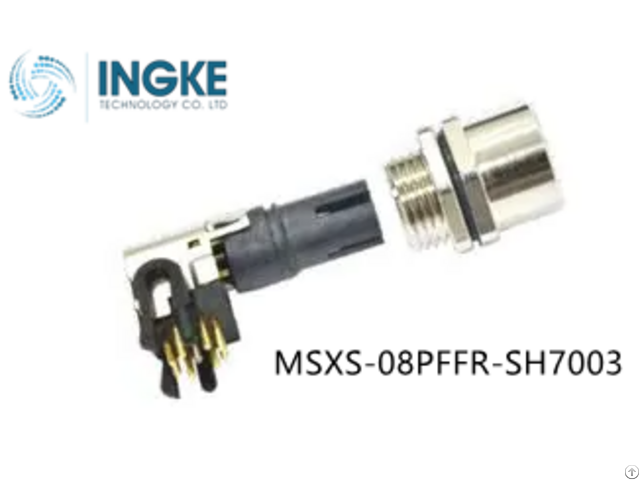 Alternative Of Amphenol Msxs 08pffr Sh7003 8 Position M12 Circular Connector