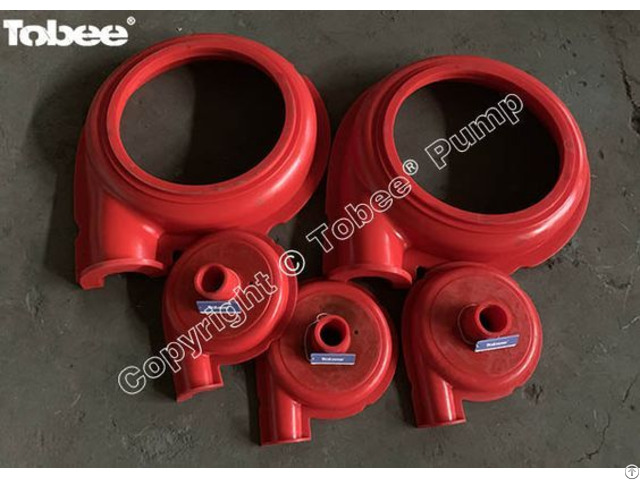 Tobee Pu Cover Plate Liner For Slurry Pumps