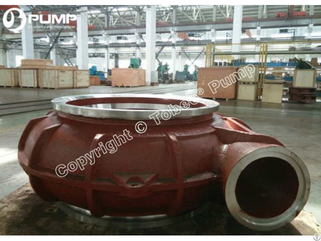 Tobee® Slurry Pump Casing Halves Of Cast Or Ductile Iron With External Reinforcing Ribs