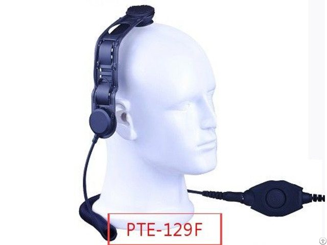 Bone Conduction Firefighter Communication Helmet Headset For Two Way Radio