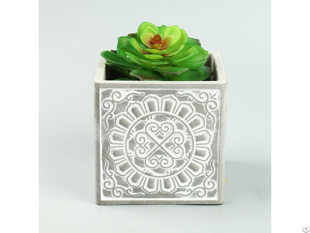 Succulent Plant Simple Personality Concrete Planter Garden Decoration Wholesale Import And Export