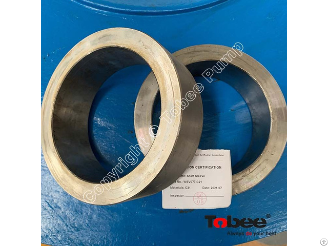 Tobee Sv077c21 Shaft Sleeve Ejector Is Used For 150sv Sp Vertical Slurry Pump