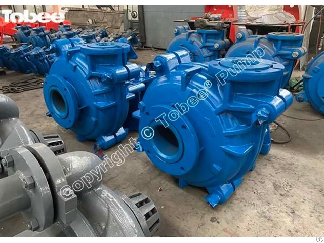 Tobee 6x4 D Ahr Centrifugal Slurry Pumps Are Used In Iron Ore Dressing Plant