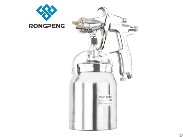 Rongpeng 2 5mm Nozzle Spray Gun Air Brush Suction Feed R200s For Furniture Auto Base Painting