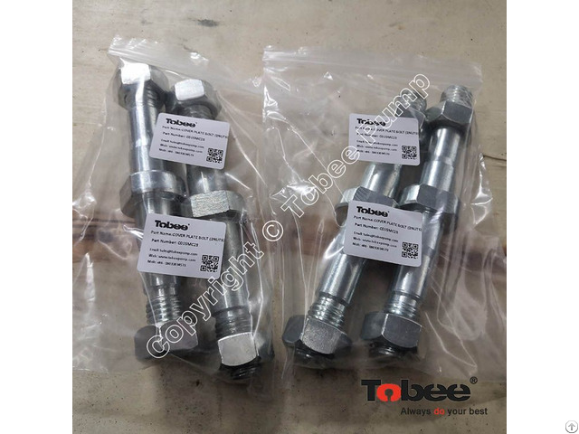 Tobee® C015c23 Cover Plate Bolt Is Applied To 3x2 C Ah And 4x3 Slurry Pumps