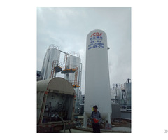 20m3 Vacuum Cryogenic Chemical Industrial Liquid Oxygen Nitrogen Argon Storage Tank From China
