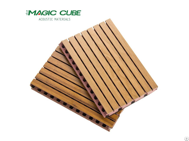 Wooden Grooved Acoustic Panel