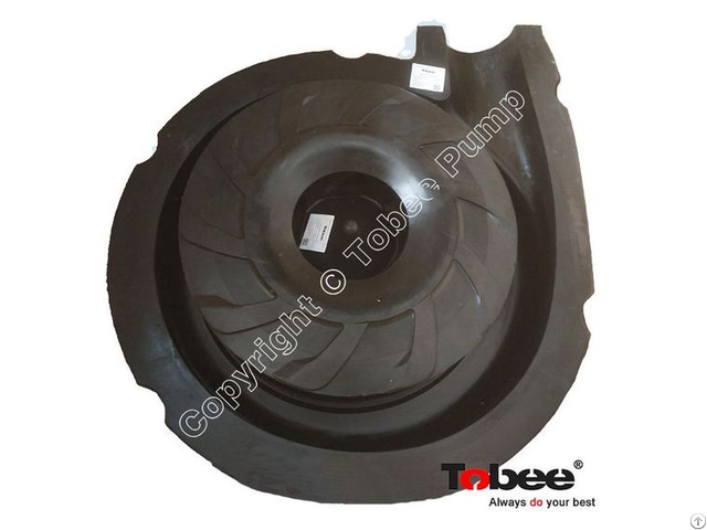 Tobee® F6147r55 Impeller Is Used For 8 6 E Ahr Rubber Lined Slurry Pump