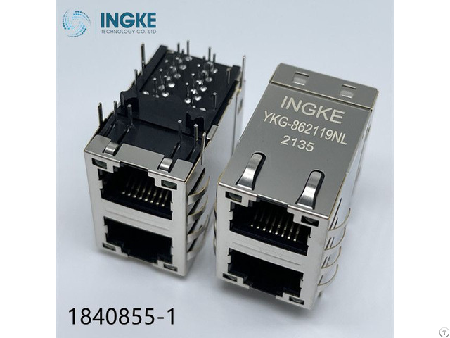 Ingke Ykg 862119nl Industrial Rj45 2 Ports Gigabit Ethernet Connector