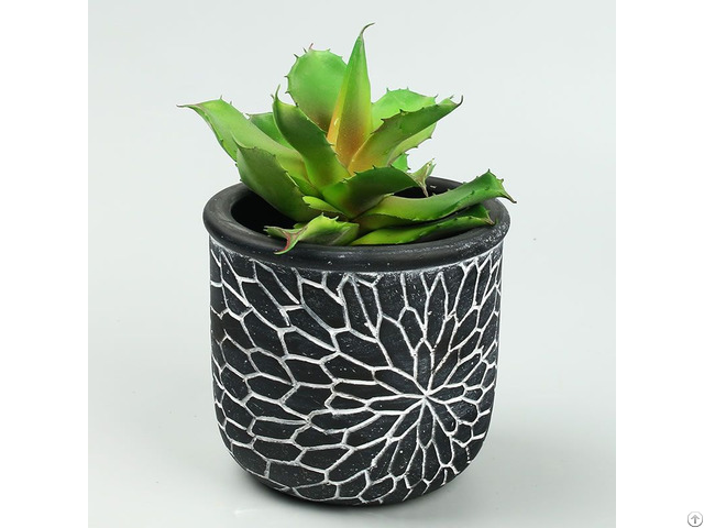 Dahlia Personality Creative Succulent Plant Concrete Flower Pot Cement Planter Wholesale