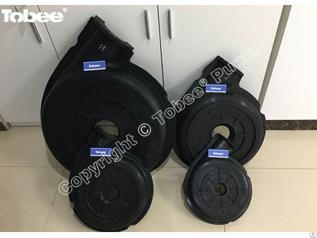 Tobee® Hi Seal Rubber Material Slurry Pump Parts Frame Plate Liner