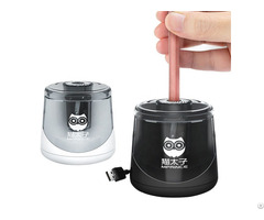 Black Battery Powered Electric Pencil Sharpener For Classroom