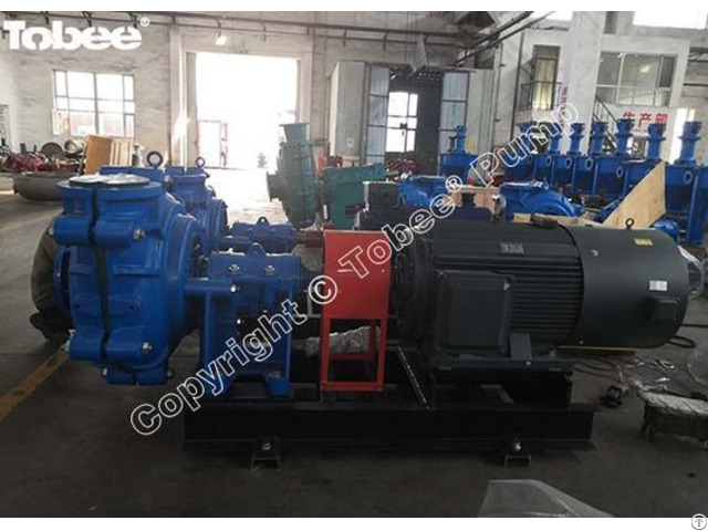 Tobee® Slurry Pump 8 6e Ah Is Used For Highly Abrasive Density Slurries In Processes