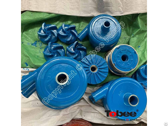 Tobee® 2x1 5 B Ah Horizontal Heavy Duty Slurry Pumps Spares Parts