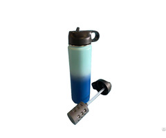 Outdoor 22oz Stainless Steel Water Bottle Strap Filter