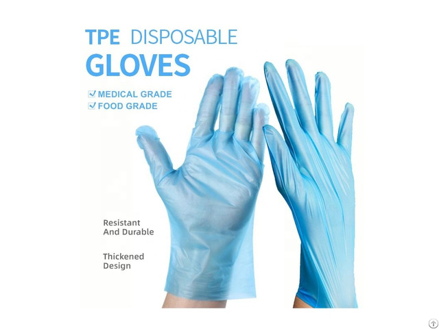 Cheap Food Safety Tpe Disposable Plastic Gloves